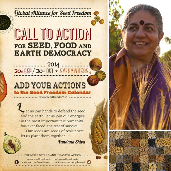 Vandana Seed Food Earth Democracy Month